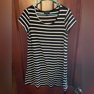 AB studio striped dress. Size medium.